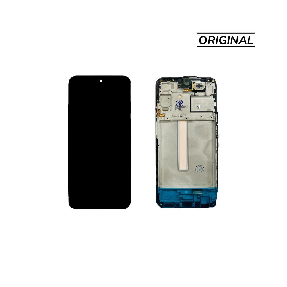 Pantalla Samsung A25 5G 2023 (A256) CON MARCO Negro (Original Service Pack)