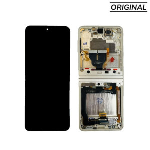 Pantalla para Samsung Z Flip 3 5G /F711 Interna Crema (Original Service Pack)