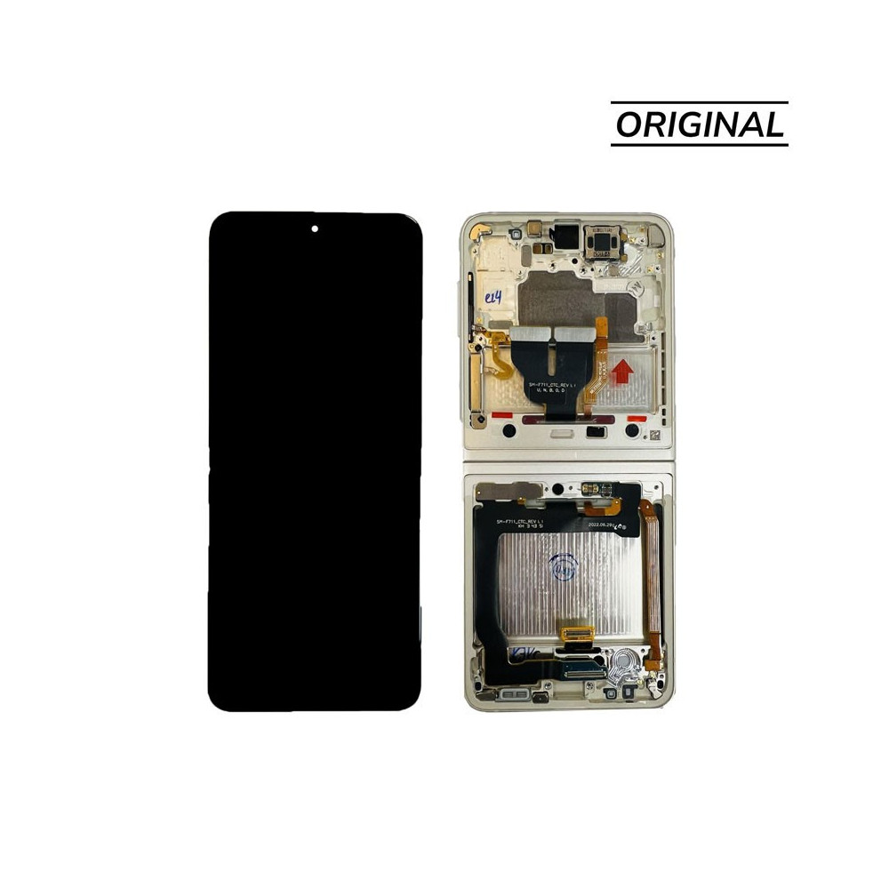 Pantalla para Samsung Z Flip 3 5G /F711 Interna Crema (Original Service Pack)