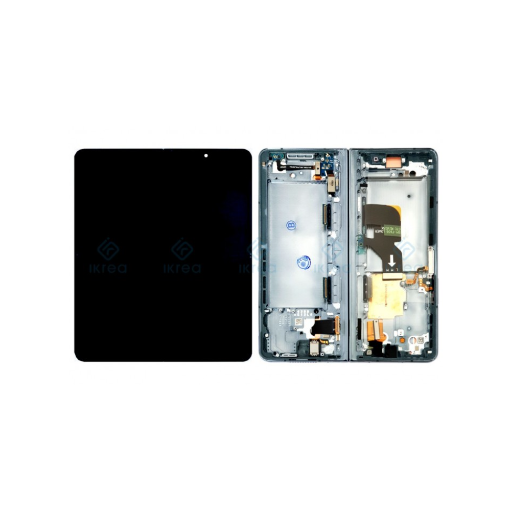 Pantalla completa para Samsung Z Fold 4 5G (2022) Interna Con Marco Verde (Original Service Pack)