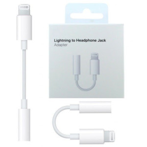 Adaptador Cable OTG Lightning a Audio Jack Premium