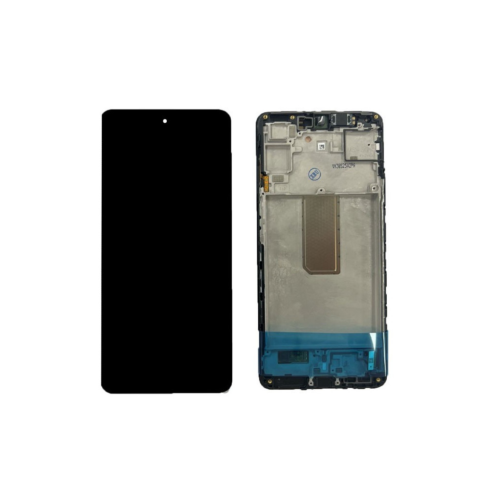 Pantalla completa para Samsung M54 5G / M546 (2023) Con Marco Negro (Original Service Pack