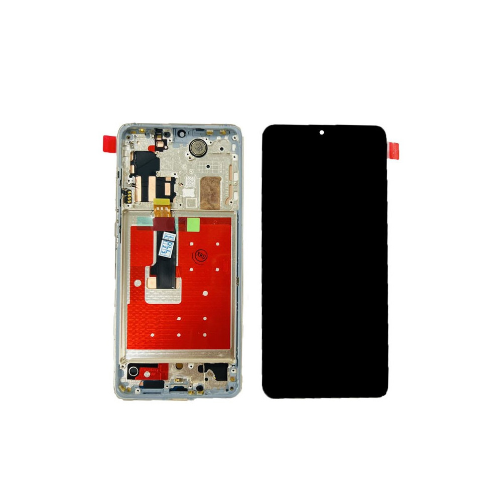 Pantalla para Huawei P30 Pro (2019) Con Marco New Code Silver Oled