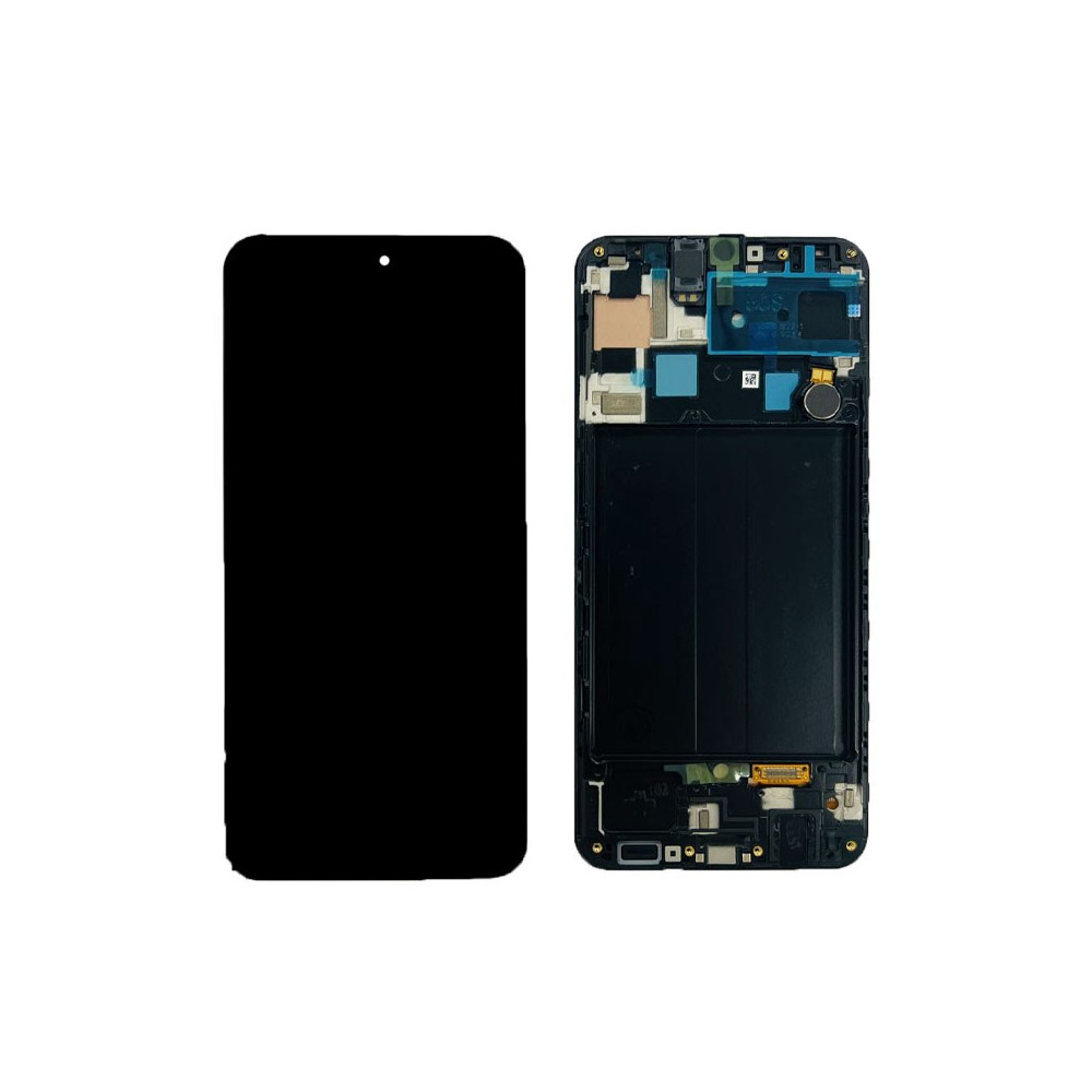 Pantalla completa para Samsung A507(A50S 2019) Con Marco Negro (Original Service Pack)