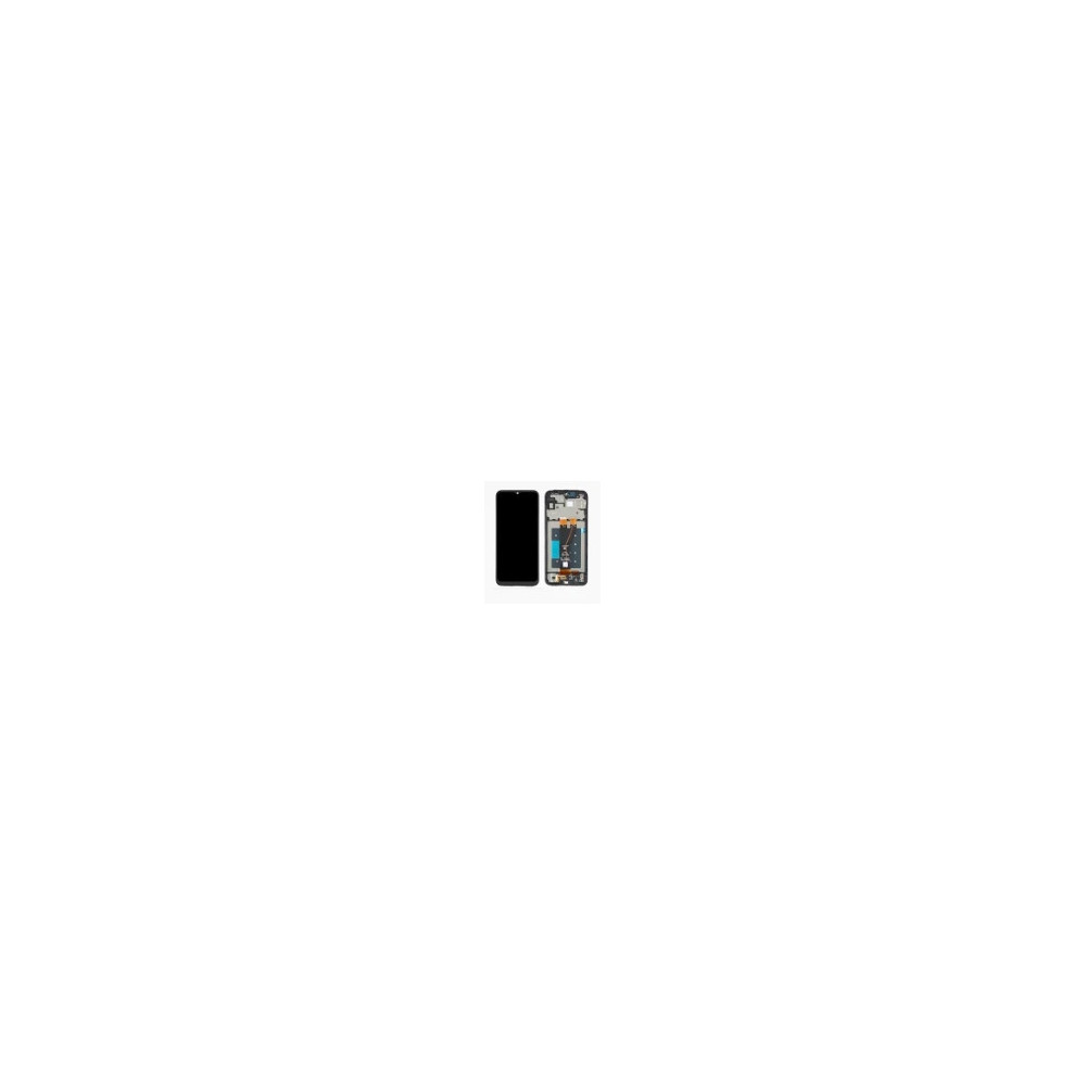 Pantalla completa para Samsung A145F/A146B (A14 4G/5G) Con Marco Negro (Original Service Pack)
