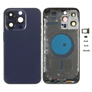 Chasis con Tapa para Iphone 14 Pro Max con lentes y MagSafe Morado