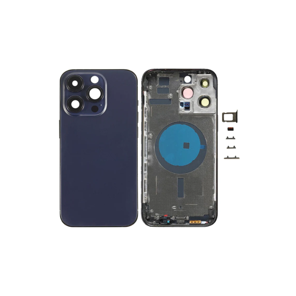 Chasis con Tapa para Iphone 14 Pro Max con lentes y MagSafe Morado