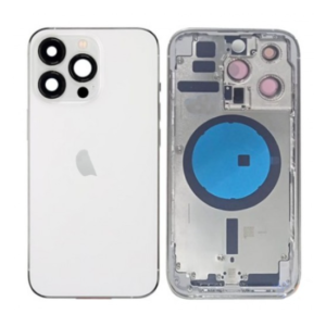 Chasis con Tapa para Iphone 14 Pro con lentes y MagSafe Blanco