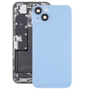 Chasis con Tapa para Iphone 14 con lentes y MagSafe Azul