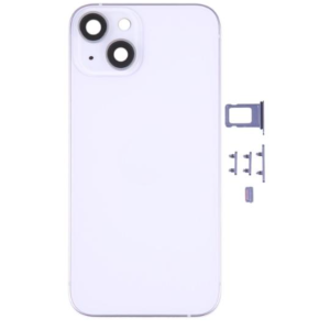 Chasis con Tapa para Iphone 14 con lentes y MagSafe Morado