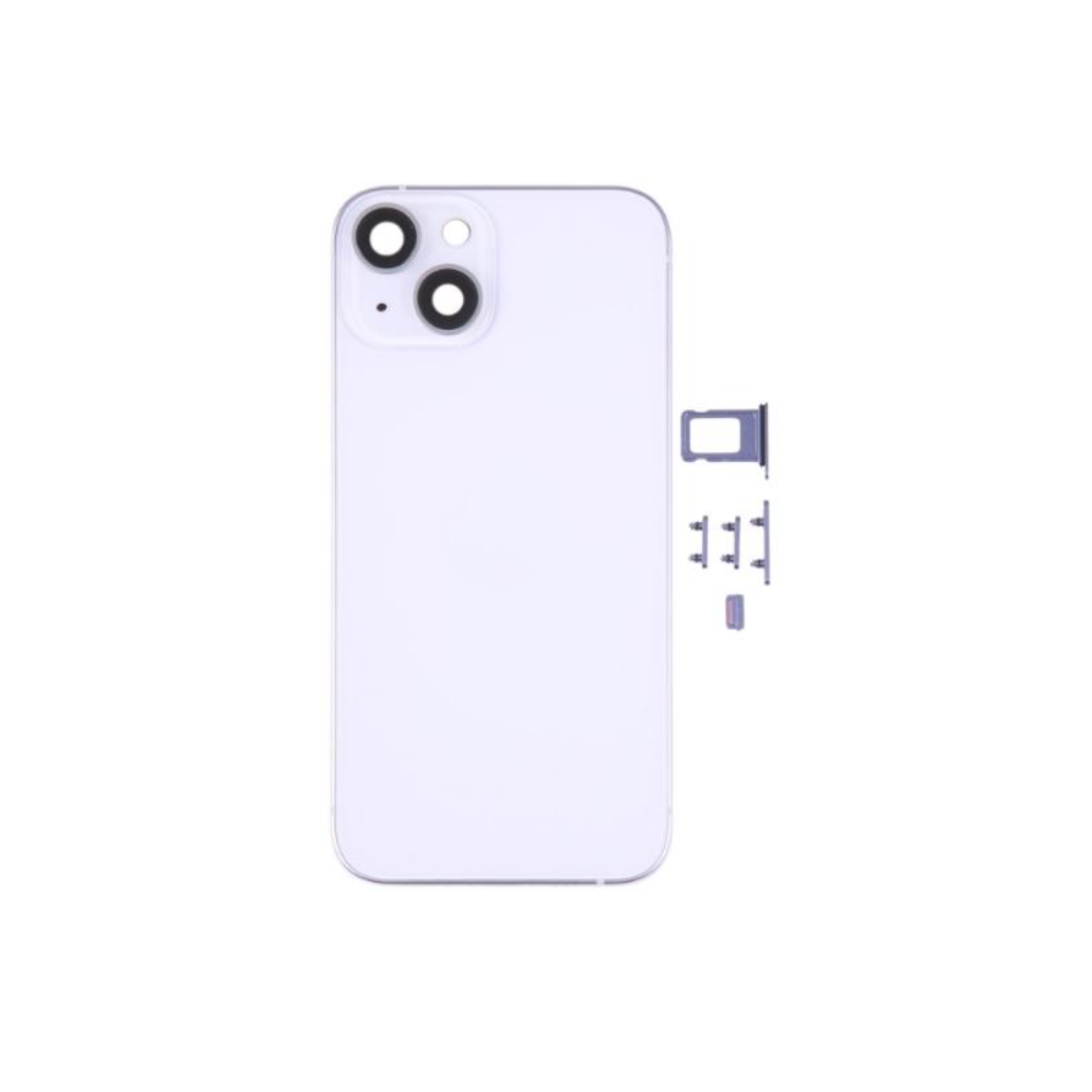 Chasis con Tapa para Iphone 14 con lentes y MagSafe Morado