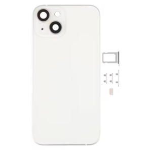 Chasis con Tapa para Iphone 14 con lentes y MagSafe Blanco