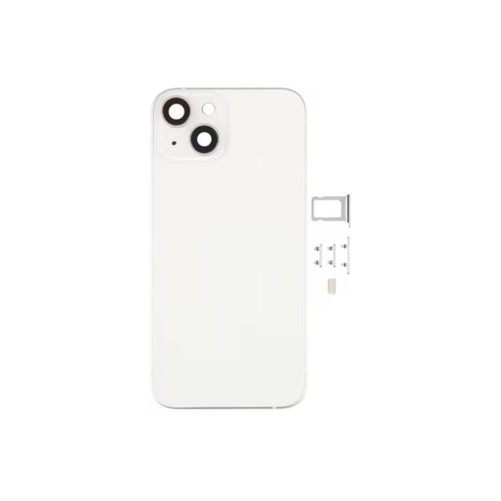 Chasis con Tapa para Iphone 14 con lentes y MagSafe Blanco