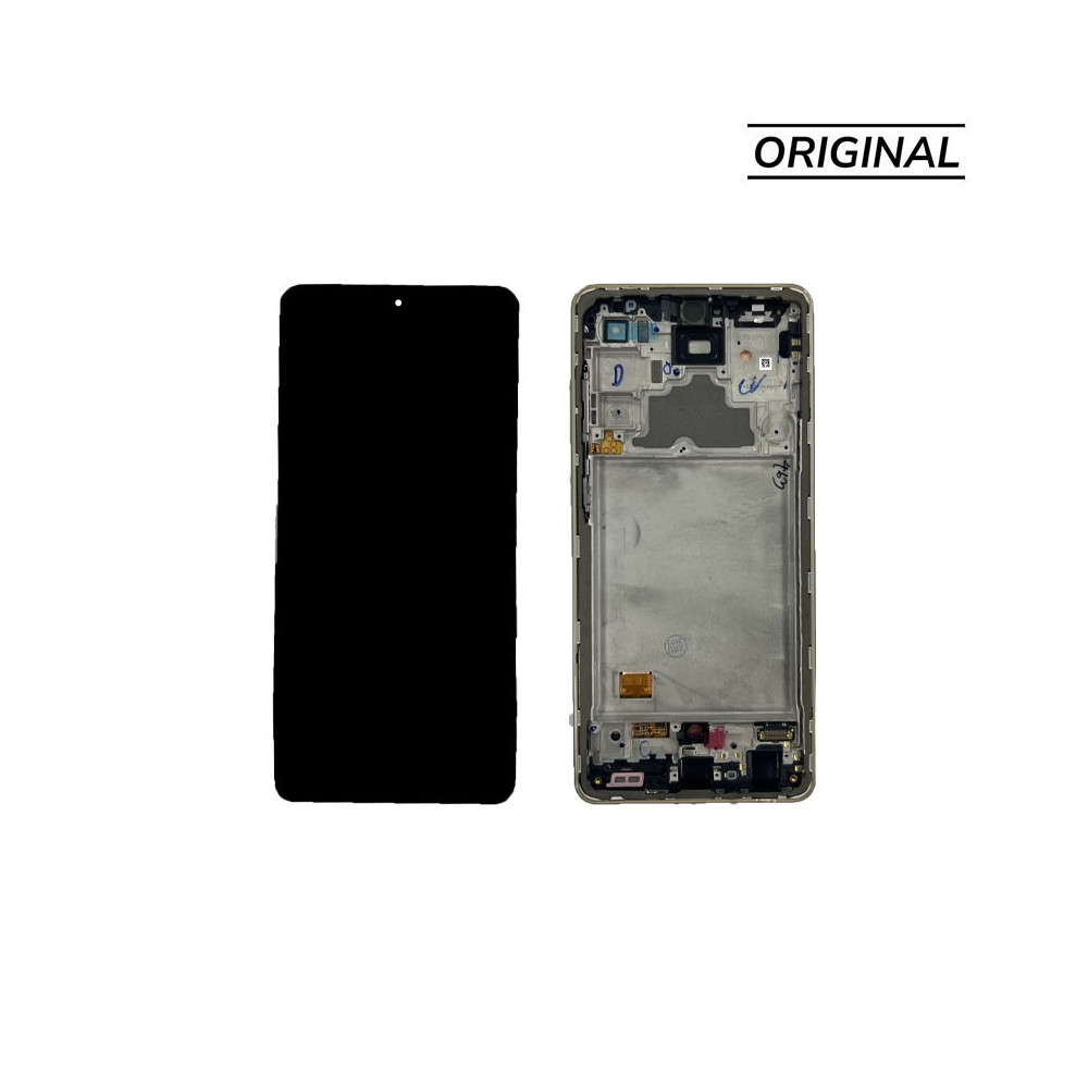 Pantalla para Samsung A72 4G/5G (A725/A726) con Marco Blanco (Original Service Pack)