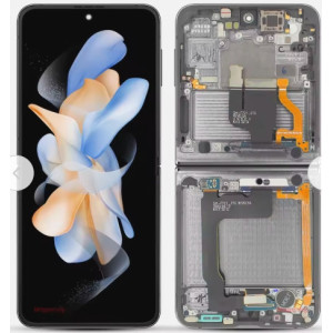 Pantalla completa para Samsung Galaxy Z Flip 4 5G / F721 Interna Blanco (Original)