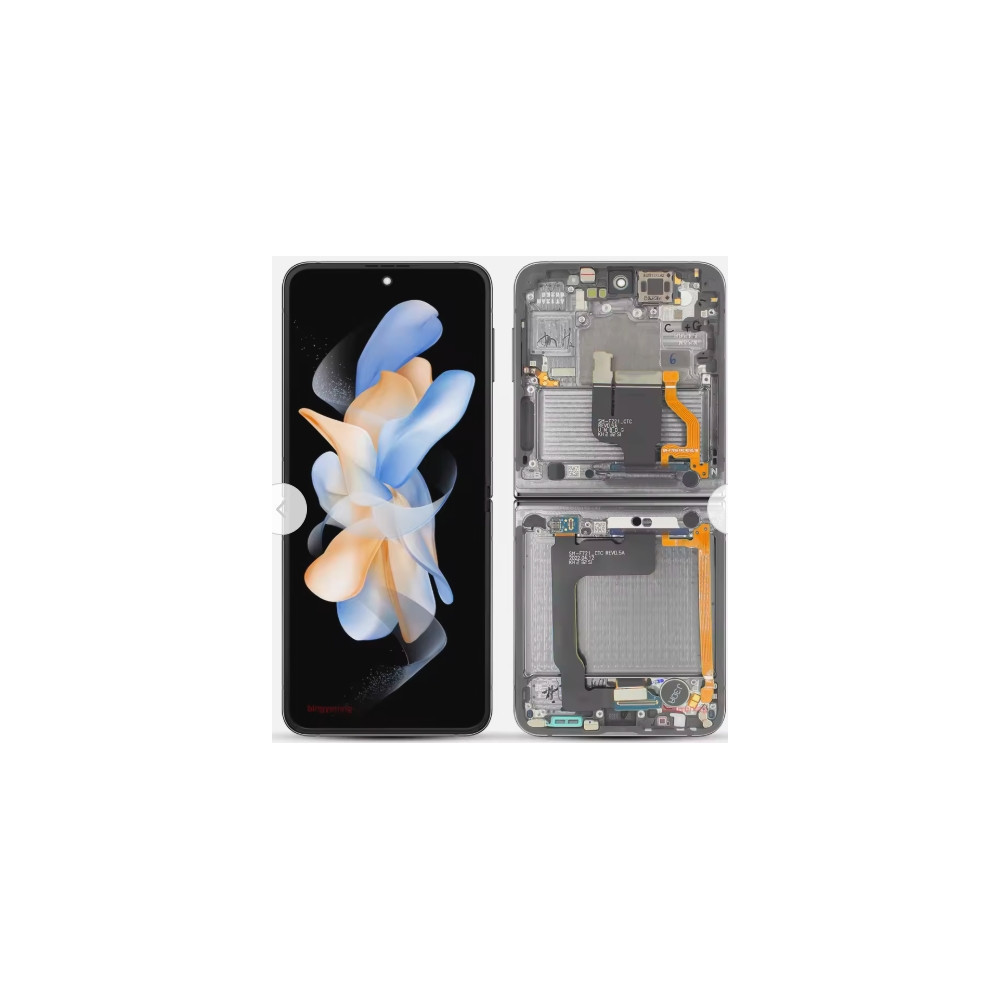 Pantalla completa para Samsung Galaxy Z Flip 4 5G / F721 Interna Blanco (Original)