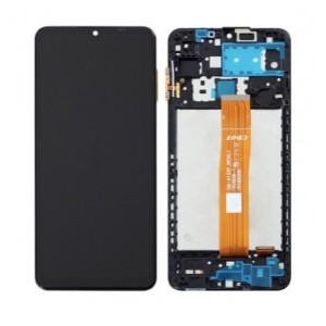 Pantalla completa para Samsung A12-2022(A125) Con Marco Negro (OEM)