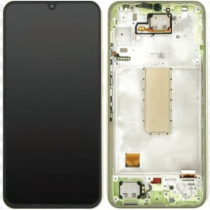 Pantalla completa para Samsung A34 5G / A346 Con Marco Verde (Original)