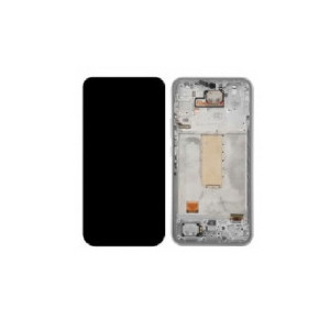 Pantalla completa para Samsung A34 5G / A346 Con Marco Plata (Original)