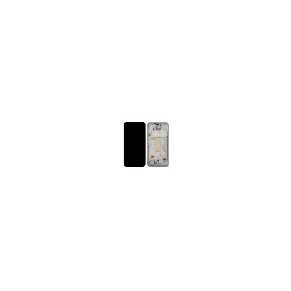 Pantalla completa para Samsung A34 5G / A346 Con Marco Plata (Original)