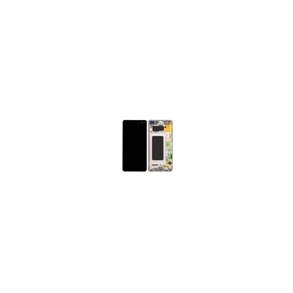 Pantalla para Samsung S10 Plus /G975 Ceramica/Blanca (Original Service Pack)
