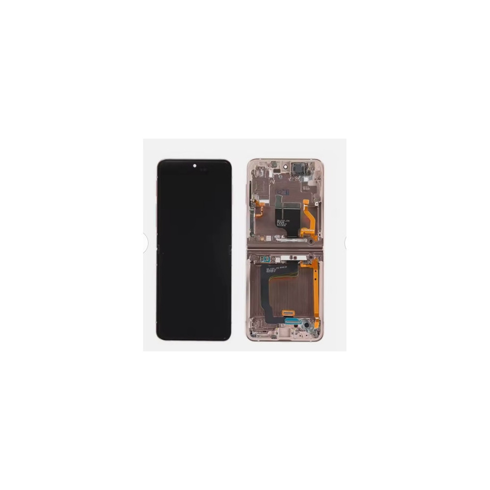 Pantalla completa para Samsung Galaxy Z Flip 4 5G / F721 Interna Oro Rosa (Original)