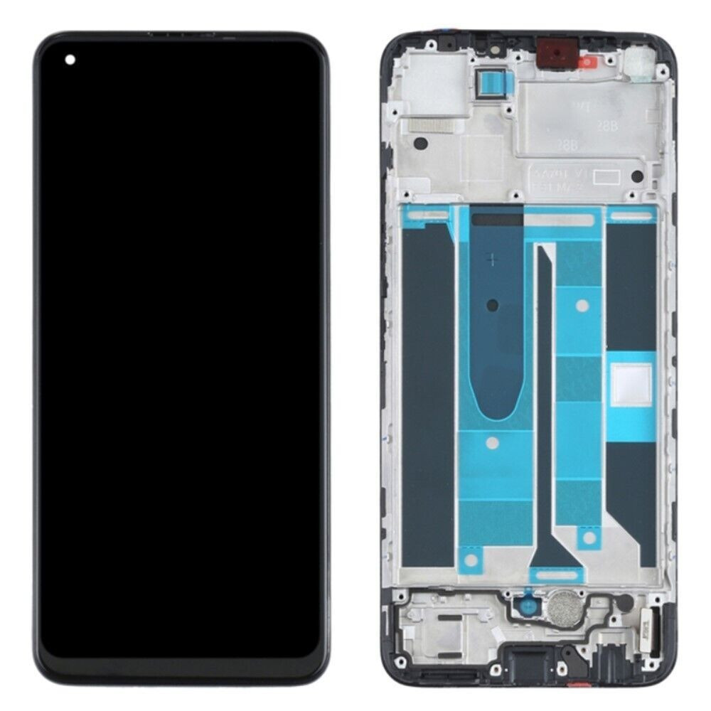 Pantalla completa para Realme 8 PRO (RMX3081) Con Marco Negra (Original)