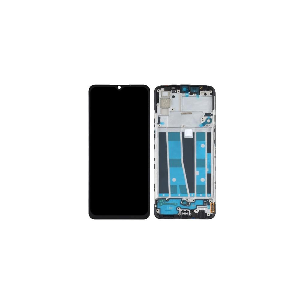 Pantalla completa para OPPO A91 (PCPM00, CPH2001, CPH2021) Con Marco Negra (Original)