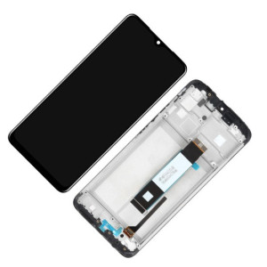 Pantalla Para Mi Redmi Note 9S /Note 9 Pro / Note 9 Pro Max Con Marco Negro (Original Service Pack)