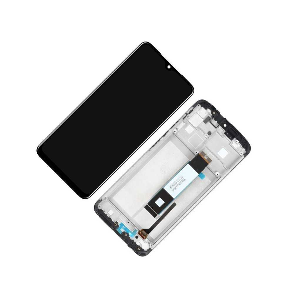 Pantalla para Mi Redmi Note 9S /Note 9 Pro / Note 9 Pro Max con Marco Plata (Original Service Pack)