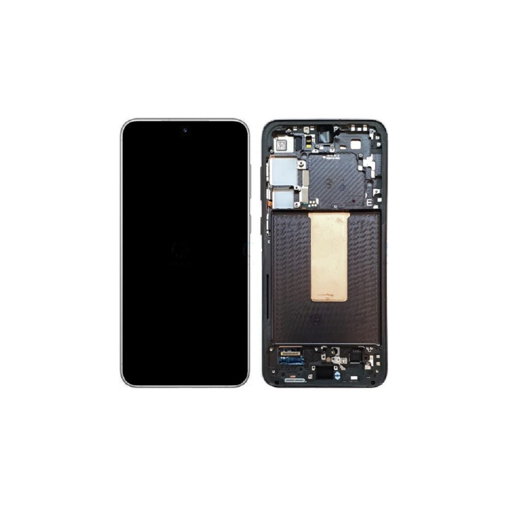 Pantalla Completa Para Samsung S23 Plus / S916 Con Marco Negra (Original)