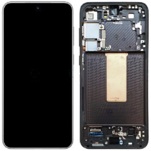 Pantalla Completa Para Samsung S23 Plus / S916 Con Marco Lavanda (Original)