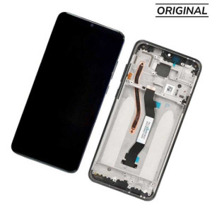 Pantalla para Mi Redmi Note 8 Pro Con Marco Negro (Original Service Pack)