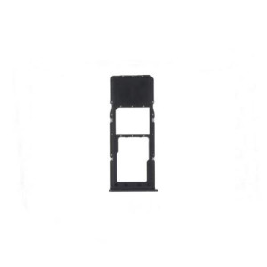 Bandeja SIM/SD para Samsung A02S /A025 Negra