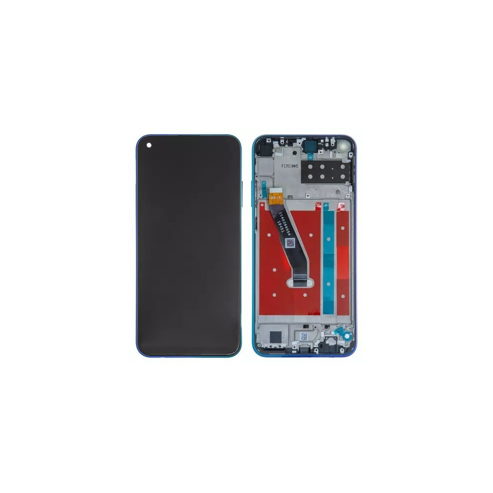 Pantalla completa para Huawei P40 Lite E (2020) / (ART-L28) (ART-L29) Con Marco Azul (Original)