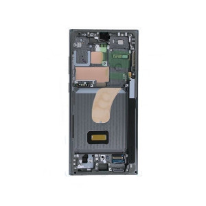 Pantalla Samsung S23 Ultra/S918 Con Marco Verde (Original Service Pack)