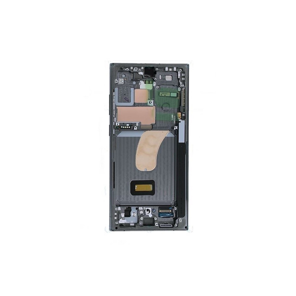 Pantalla Samsung S23 Ultra/S918 Con Marco Verde (Original Service Pack)