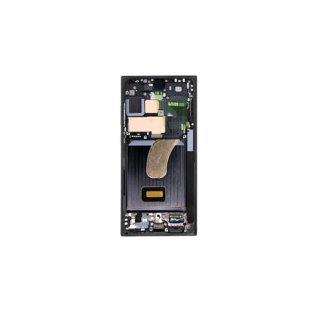 Pantalla Samsung S23 Ultra/S918 Con Marco Negro (Original Service Pack)