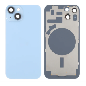 Tapa Trasera Para IPhone 14 Con Lente+Magsafe - Azul